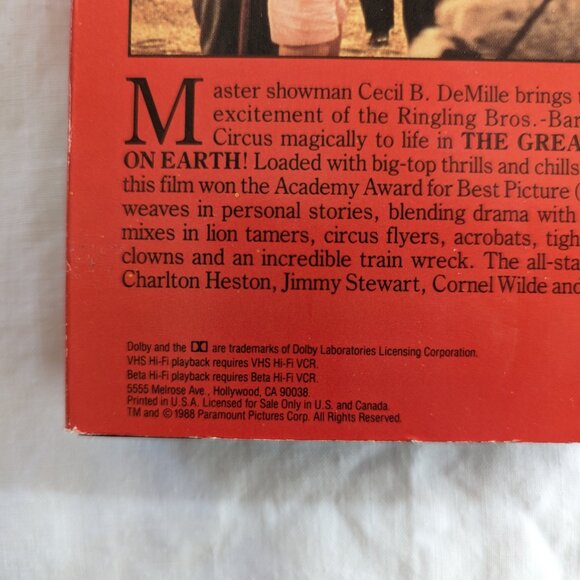 The Greatest Show on Earth (1952) Betty Hutton Cornel Wilde - Picture 5 of 7